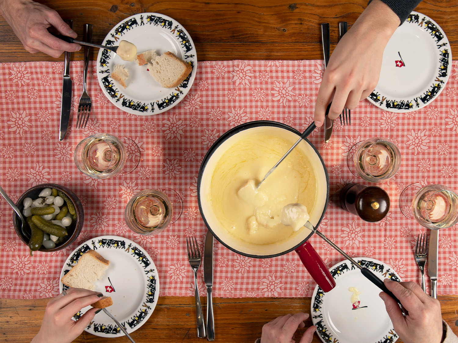 Fondue du Restaurant Le Mayen