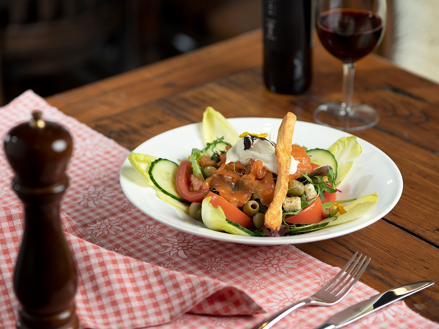 Salade Nordique du Restaurant Le Mayen